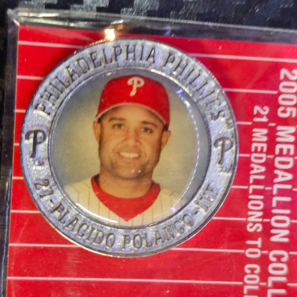 Placido Polanco, Philadelphia Phillies #27, 2005 Philadelphia Inquirer Medallion